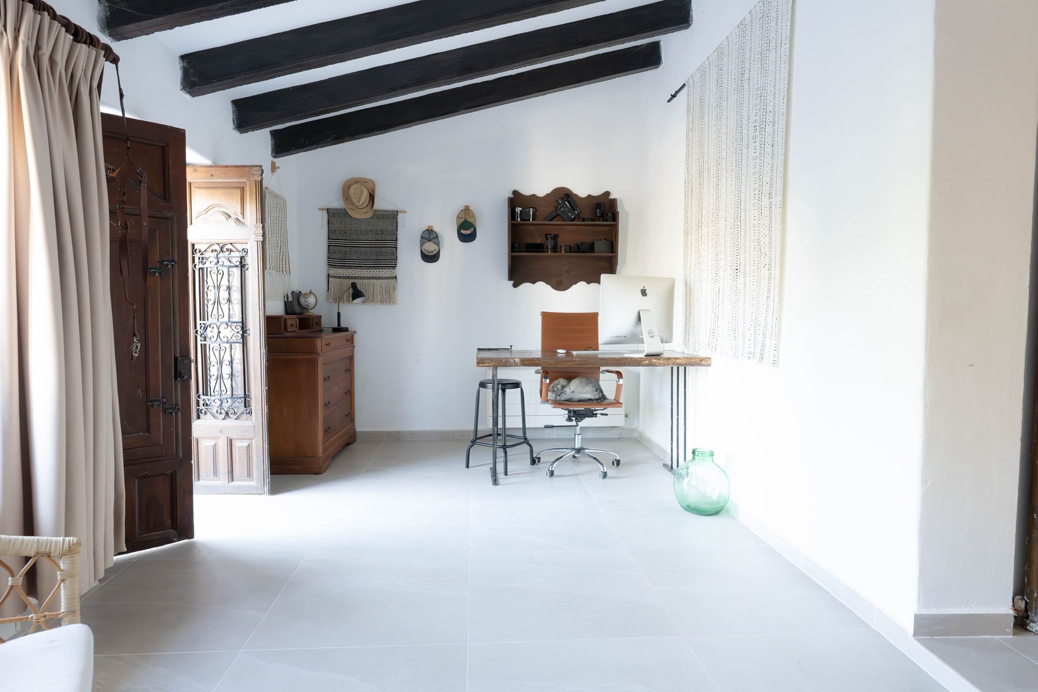 The beautifully renovated villa