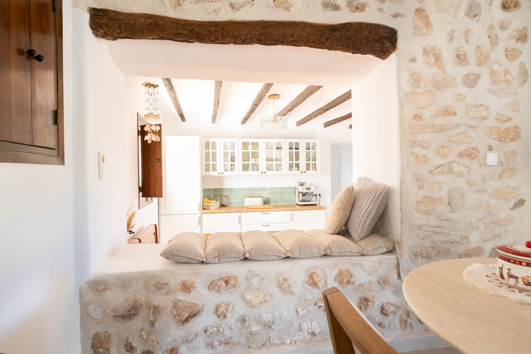 The beautifully renovated villa
