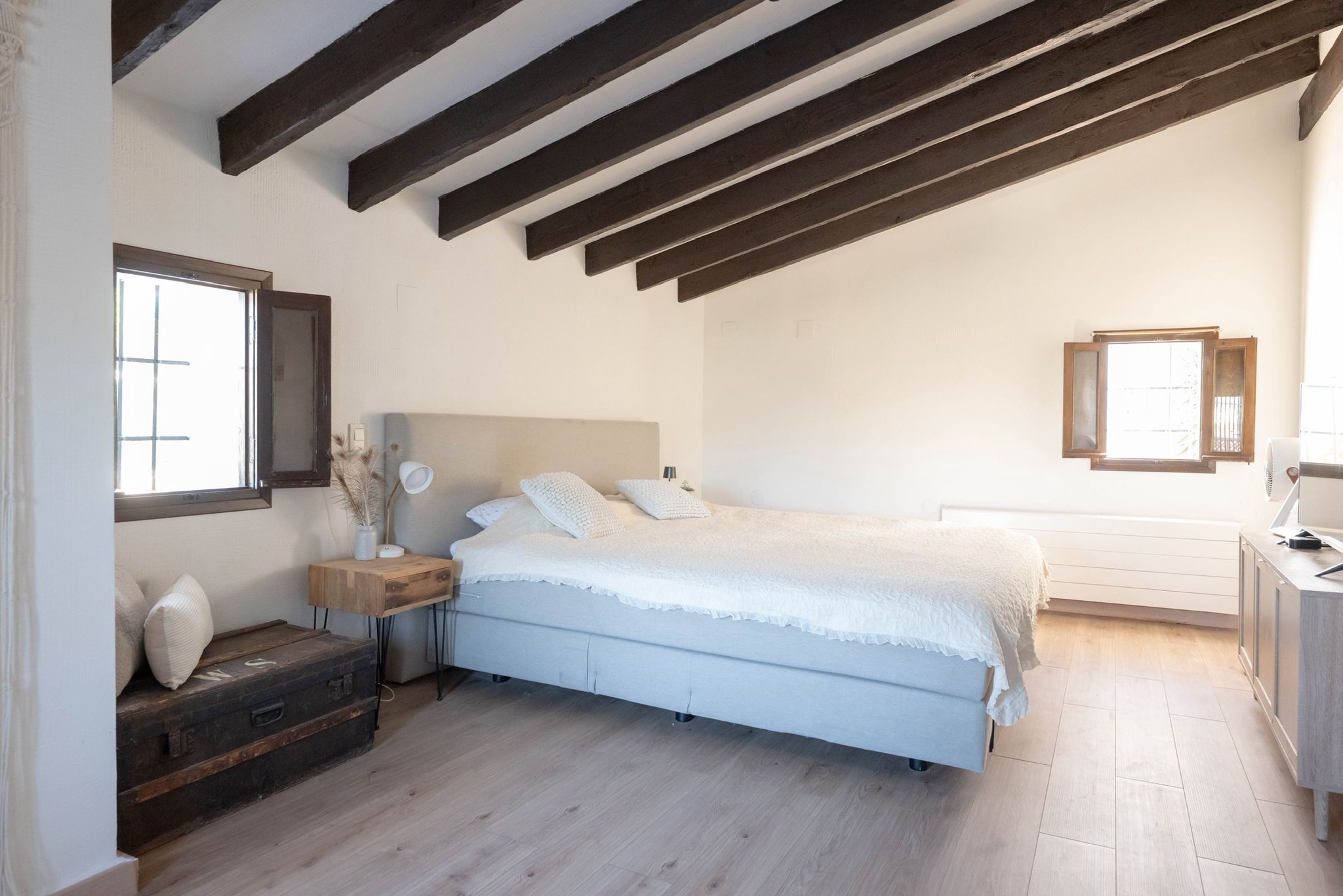 The beautifully renovated villa
