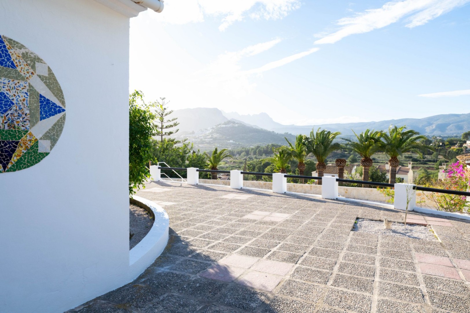 The beautifully renovated villa
