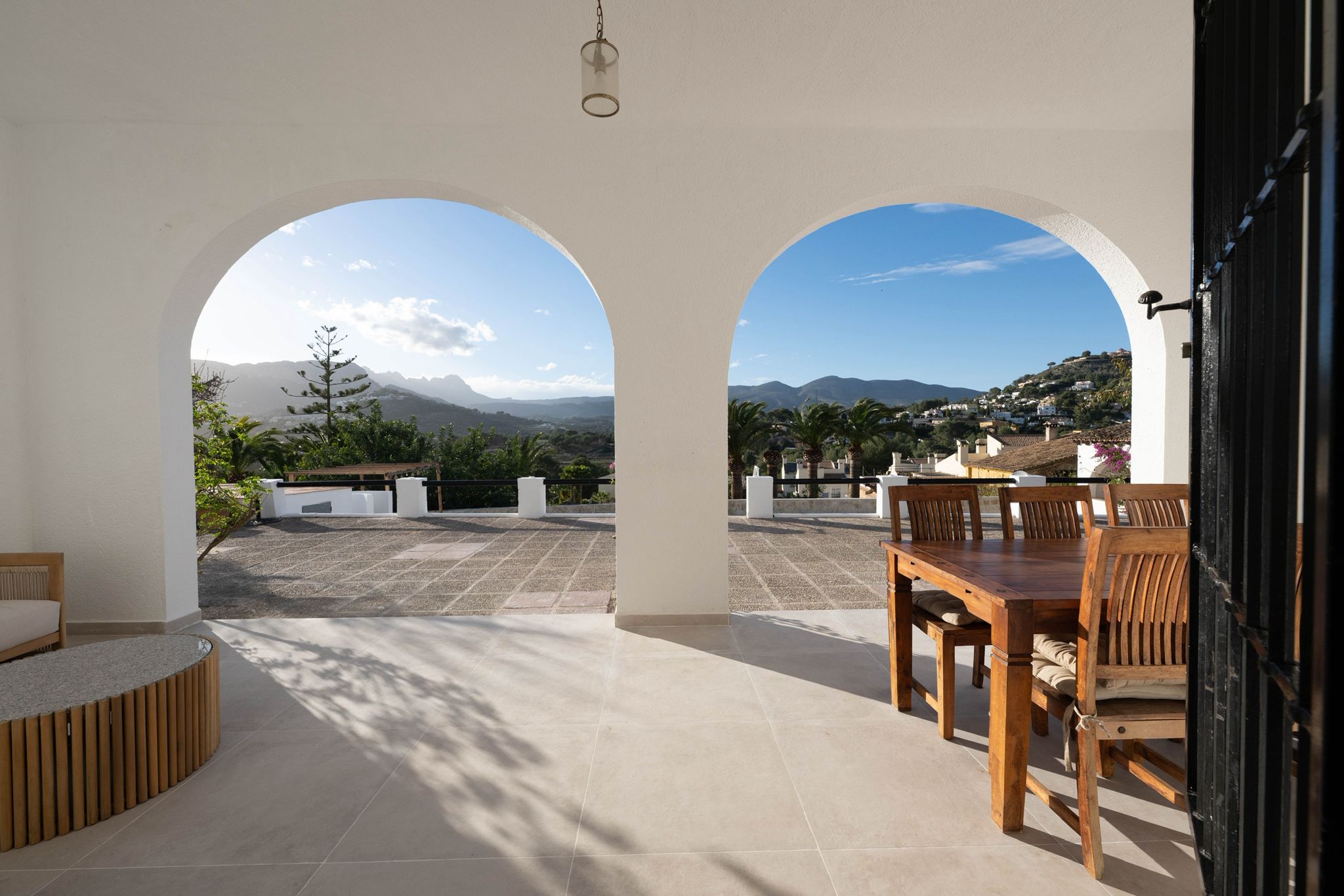 The beautifully renovated villa