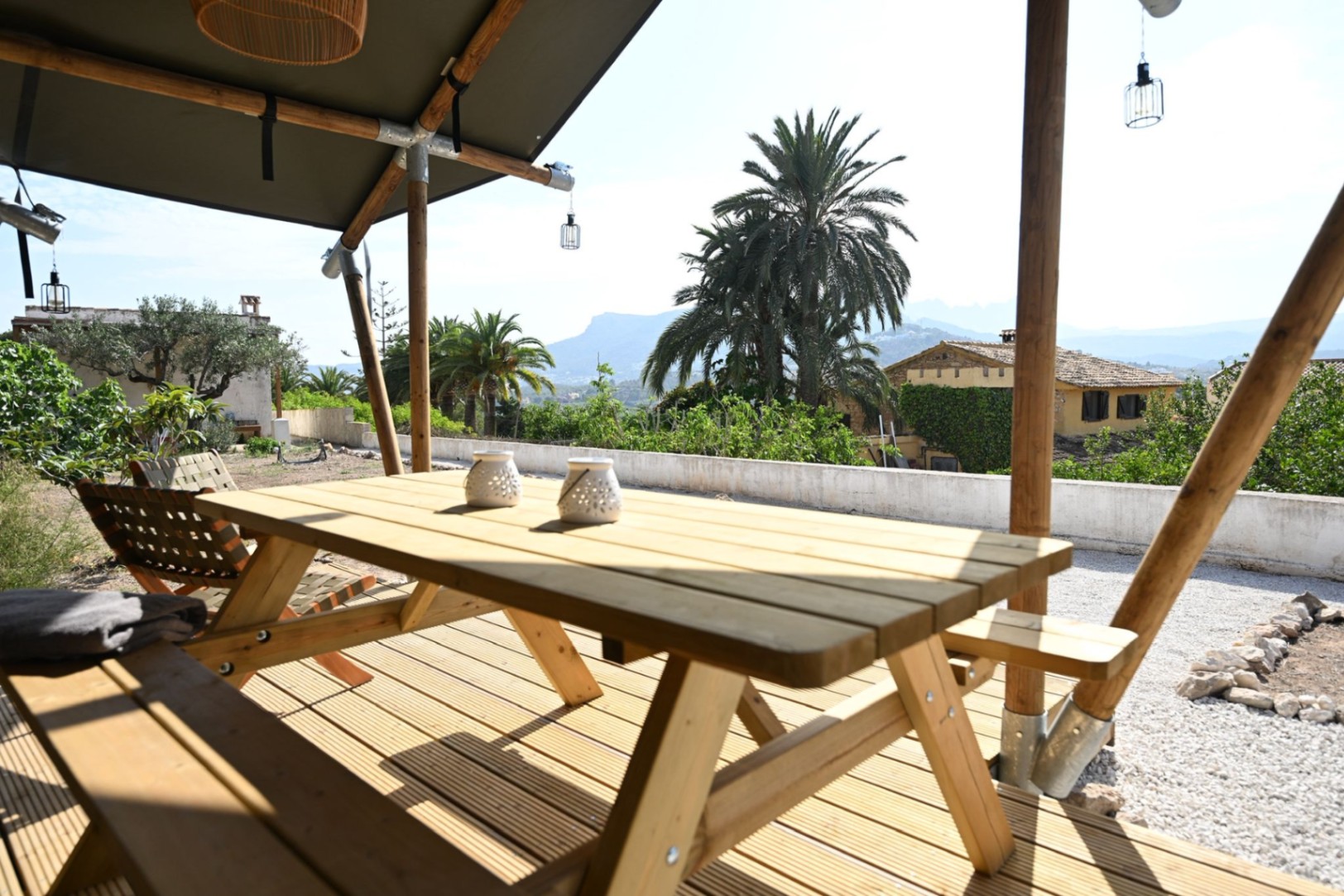 The beautifully renovated villa