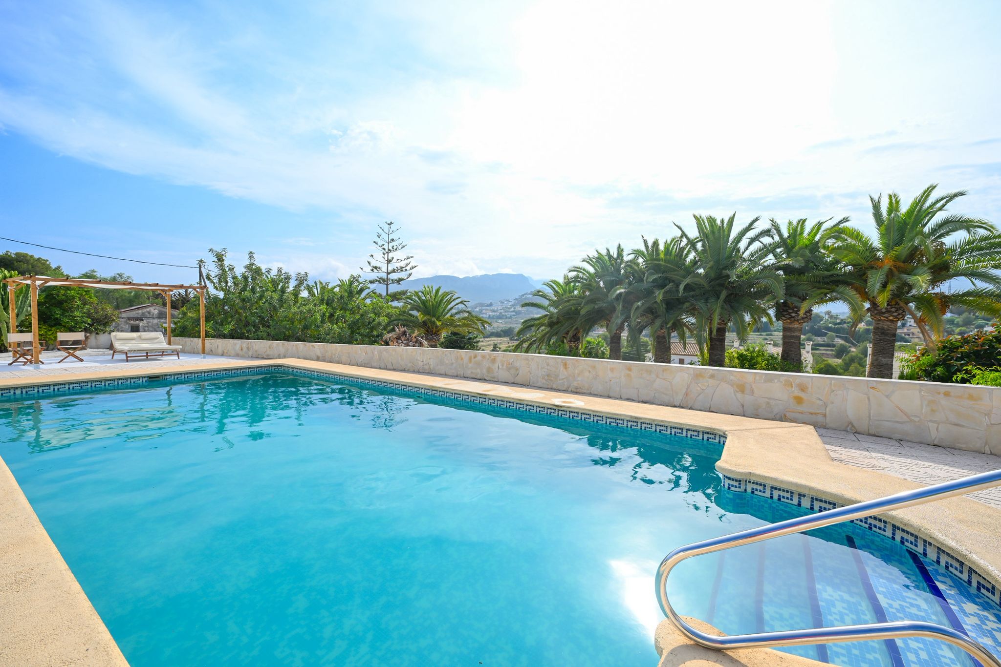 The beautifully renovated villa