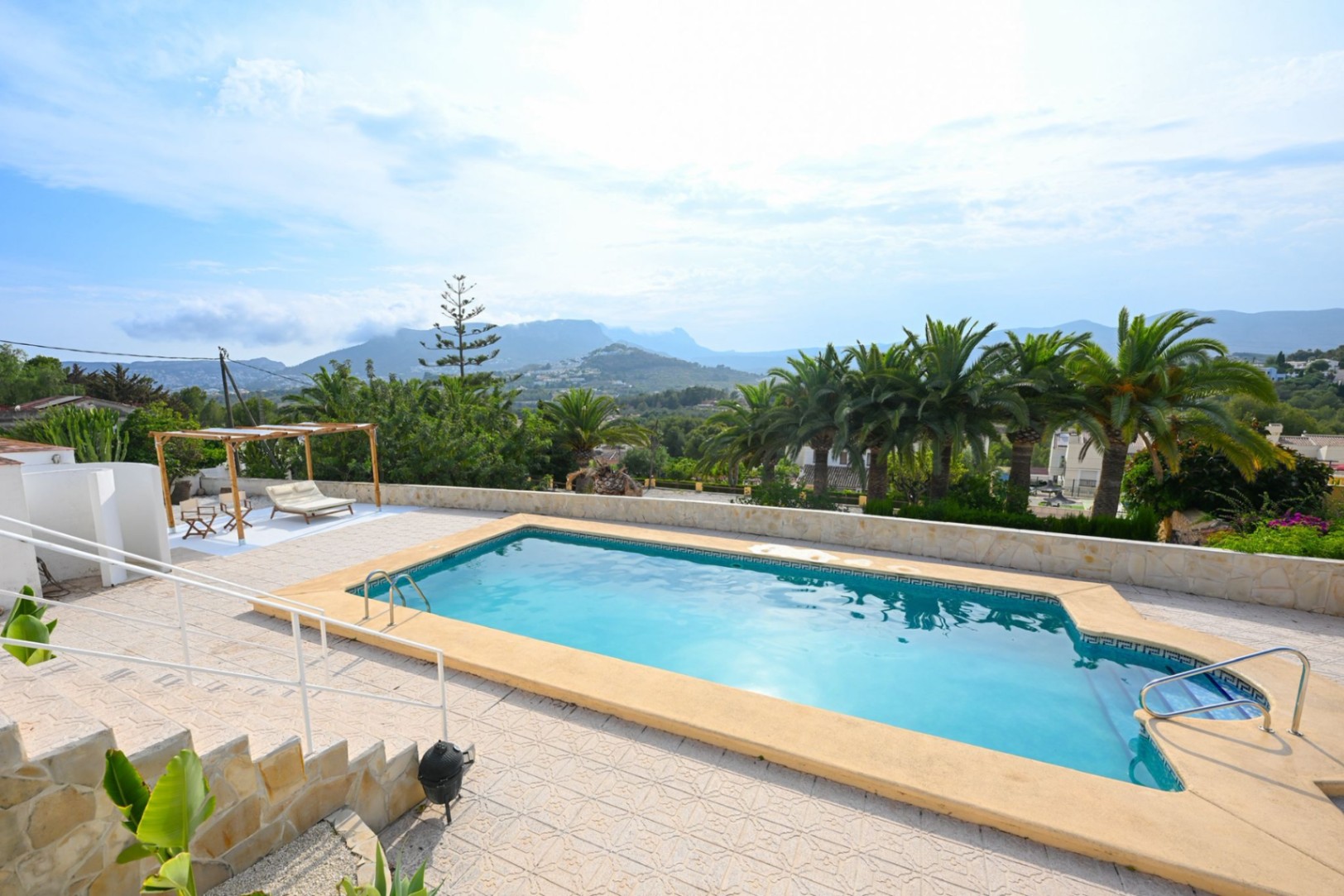 The beautifully renovated villa