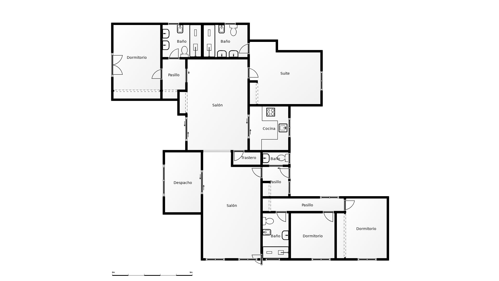 Great Detached Villa on One Level in L'Albir