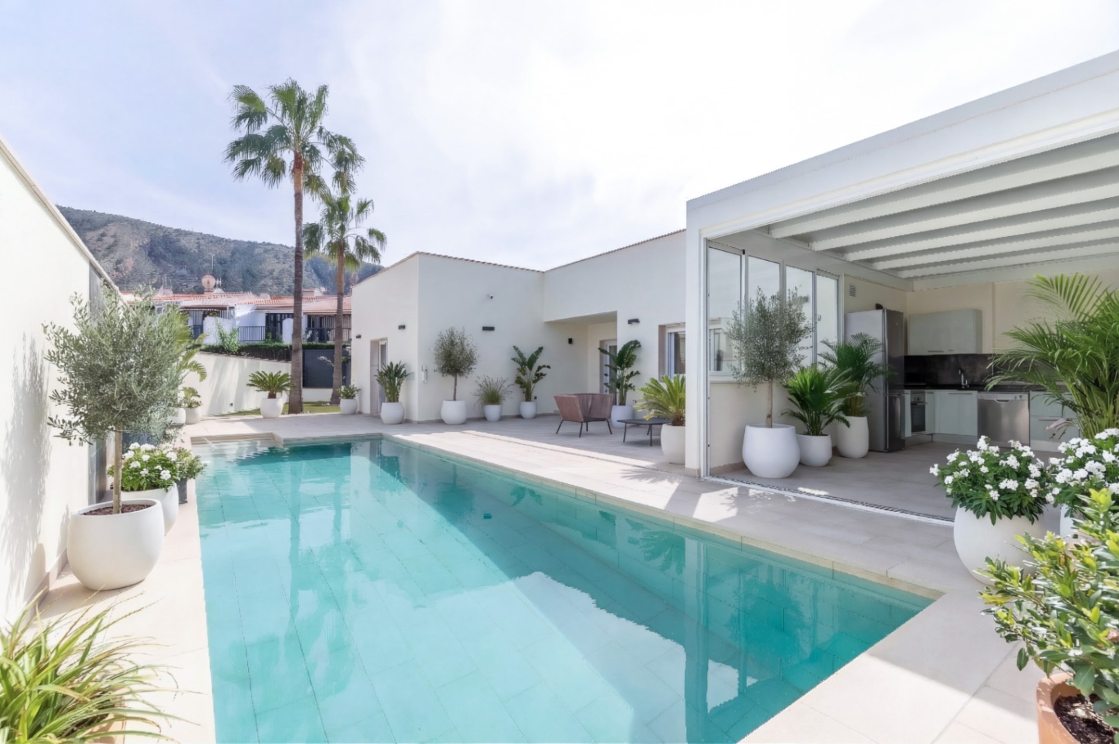 Great Detached Villa on One Level in L'Albir