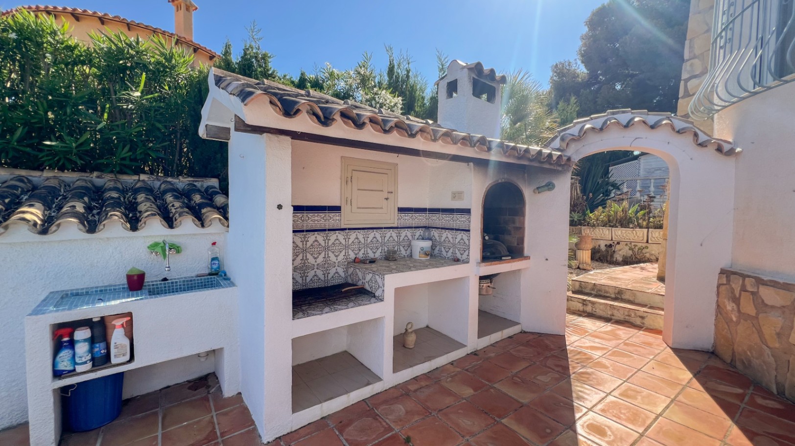 Villa with pool and views of the Peñón in Calpe