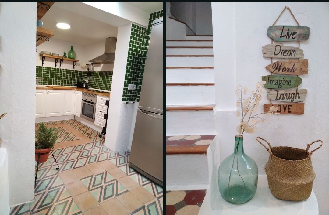 Charming renovated village house with terrace and mountain views in the old town of Polop.