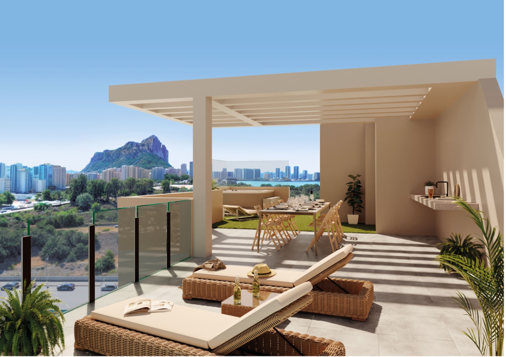 Ny modern Apartment in CALPE LEVANTE