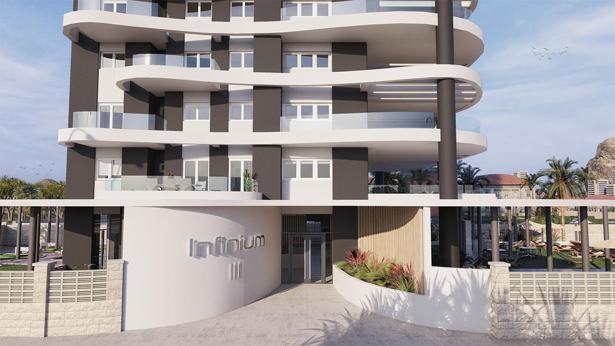 Newly built apartments in Calpe