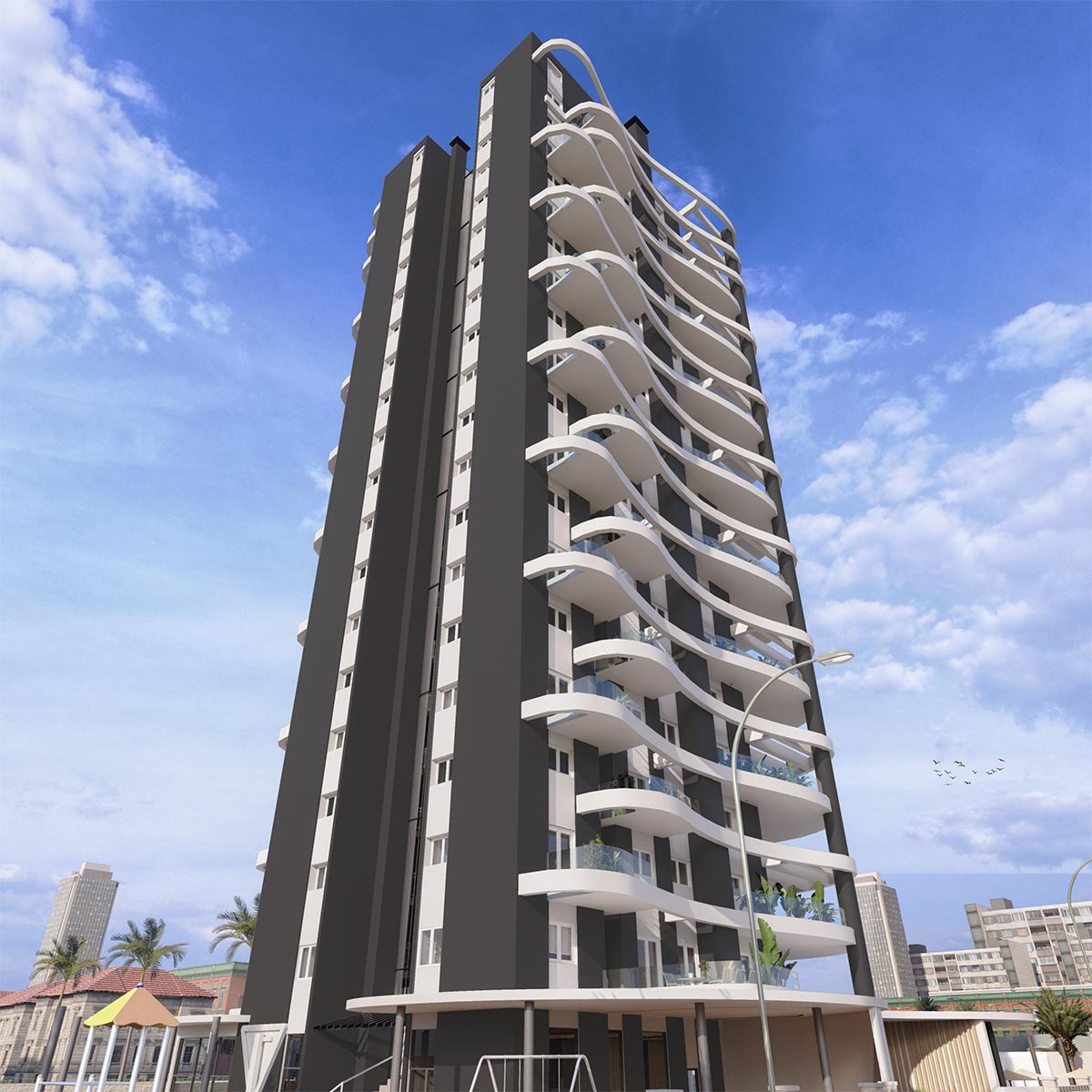 Newly built apartments in Calpe