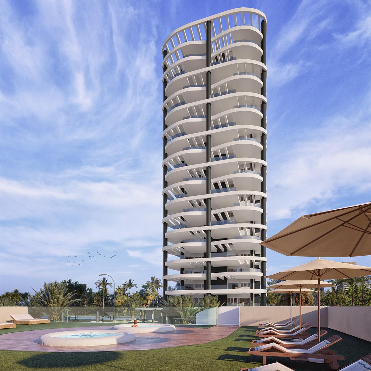 Newly built apartments in Calpe